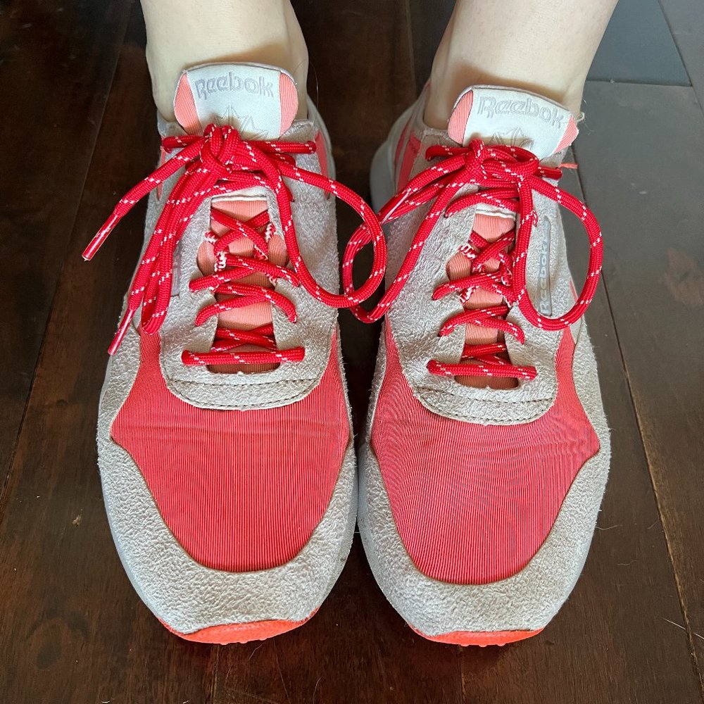 Pink / Orange  Reebok Sneakers